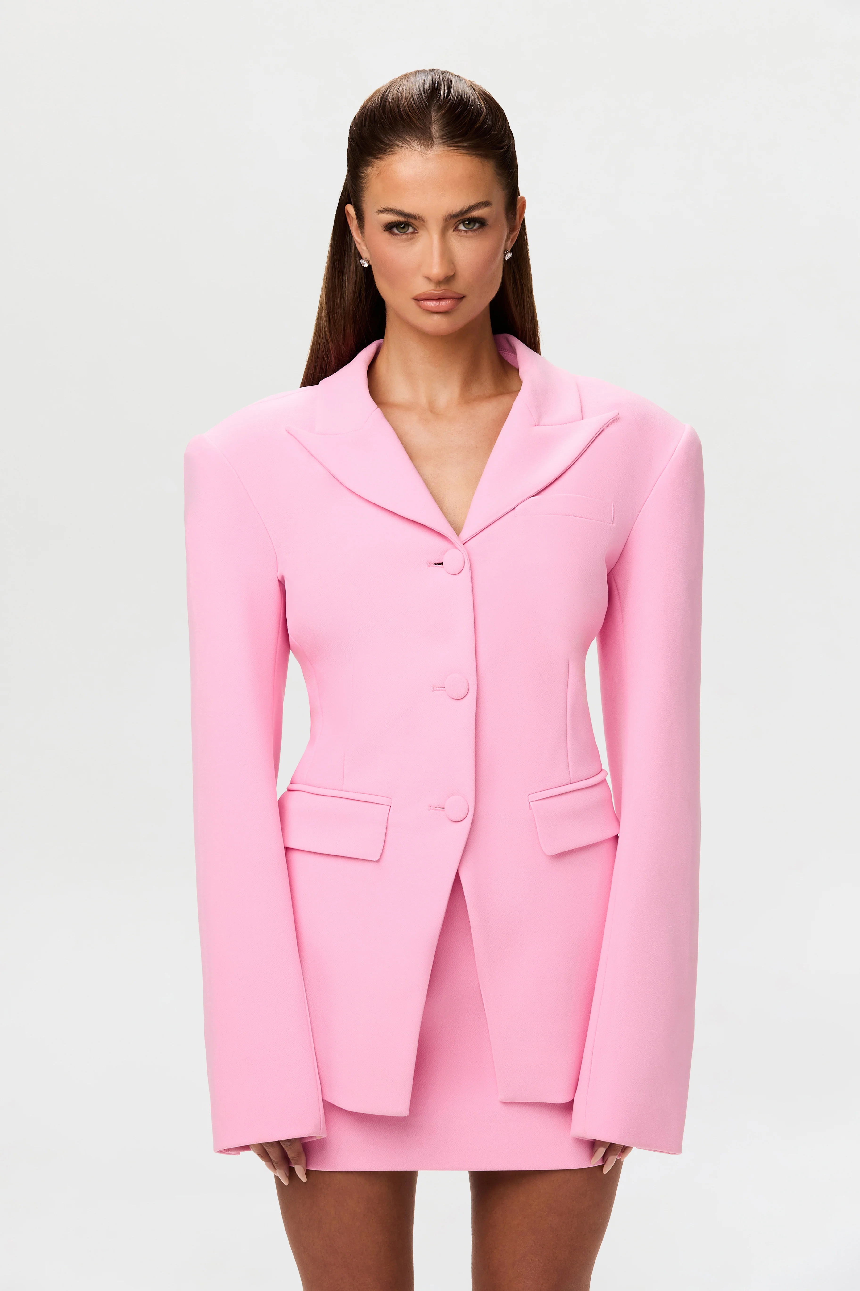 Suiting Power Shoulder Blazer - Image 19