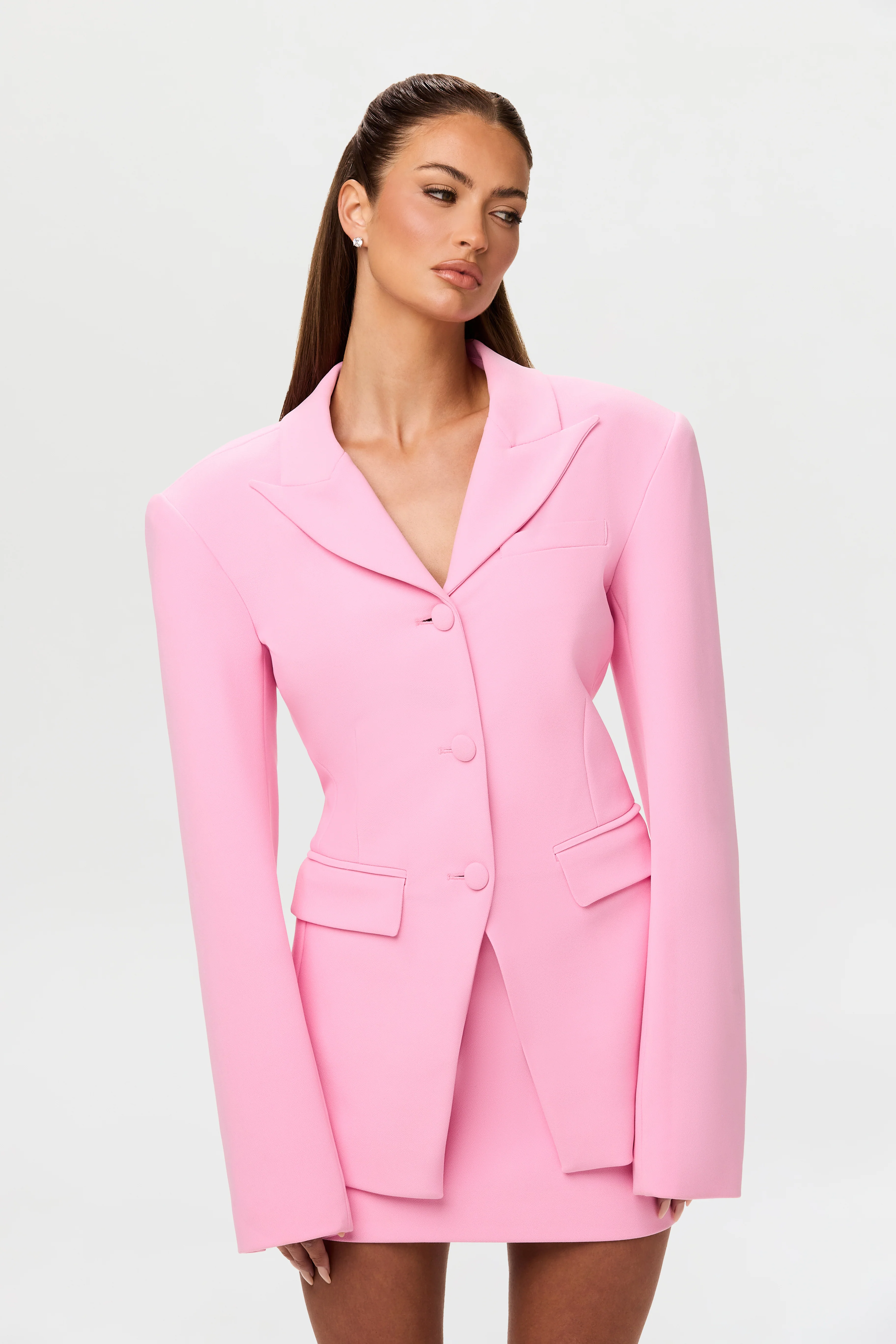 Suiting Power Shoulder Blazer - Image 21