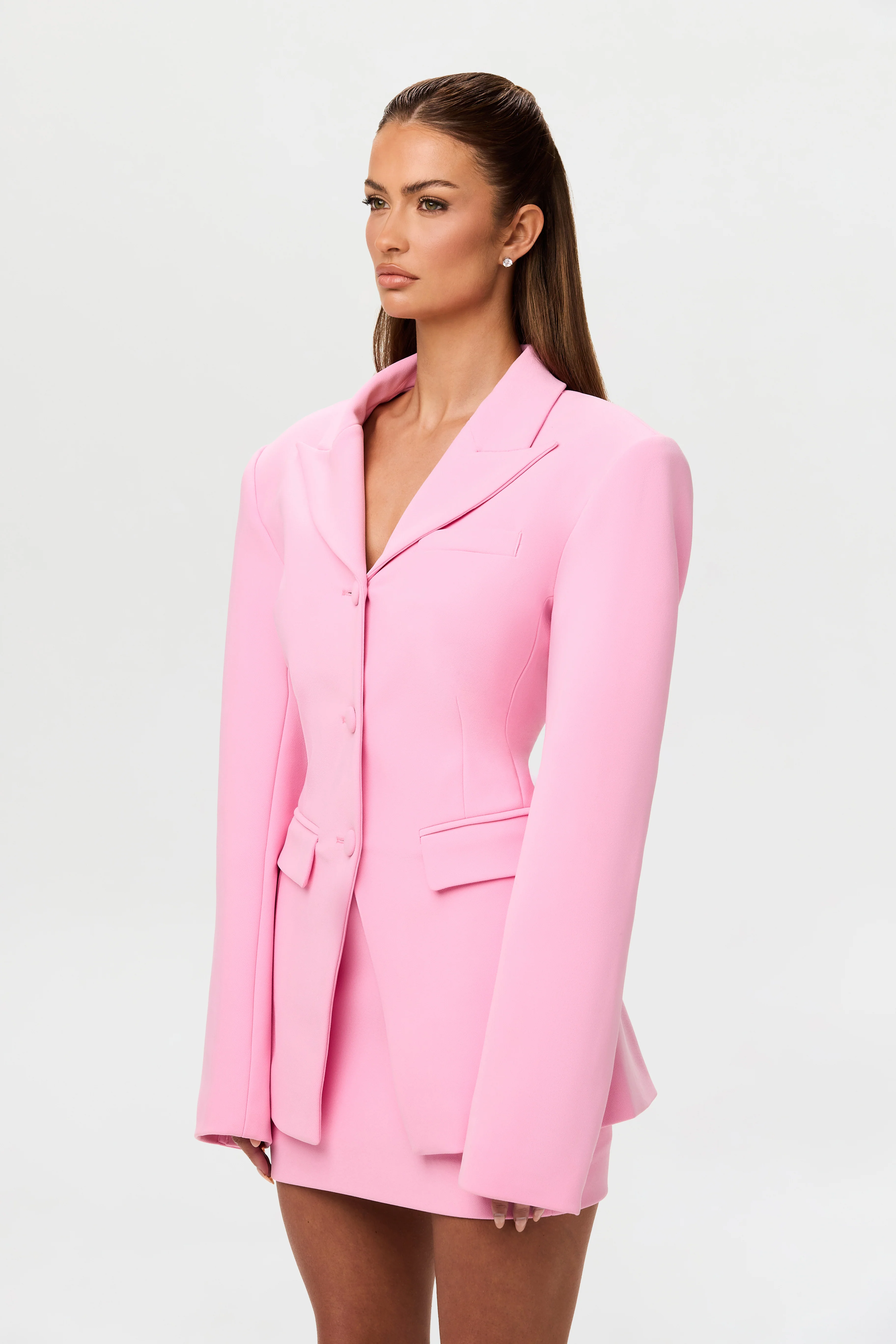 Suiting Power Shoulder Blazer - Image 22