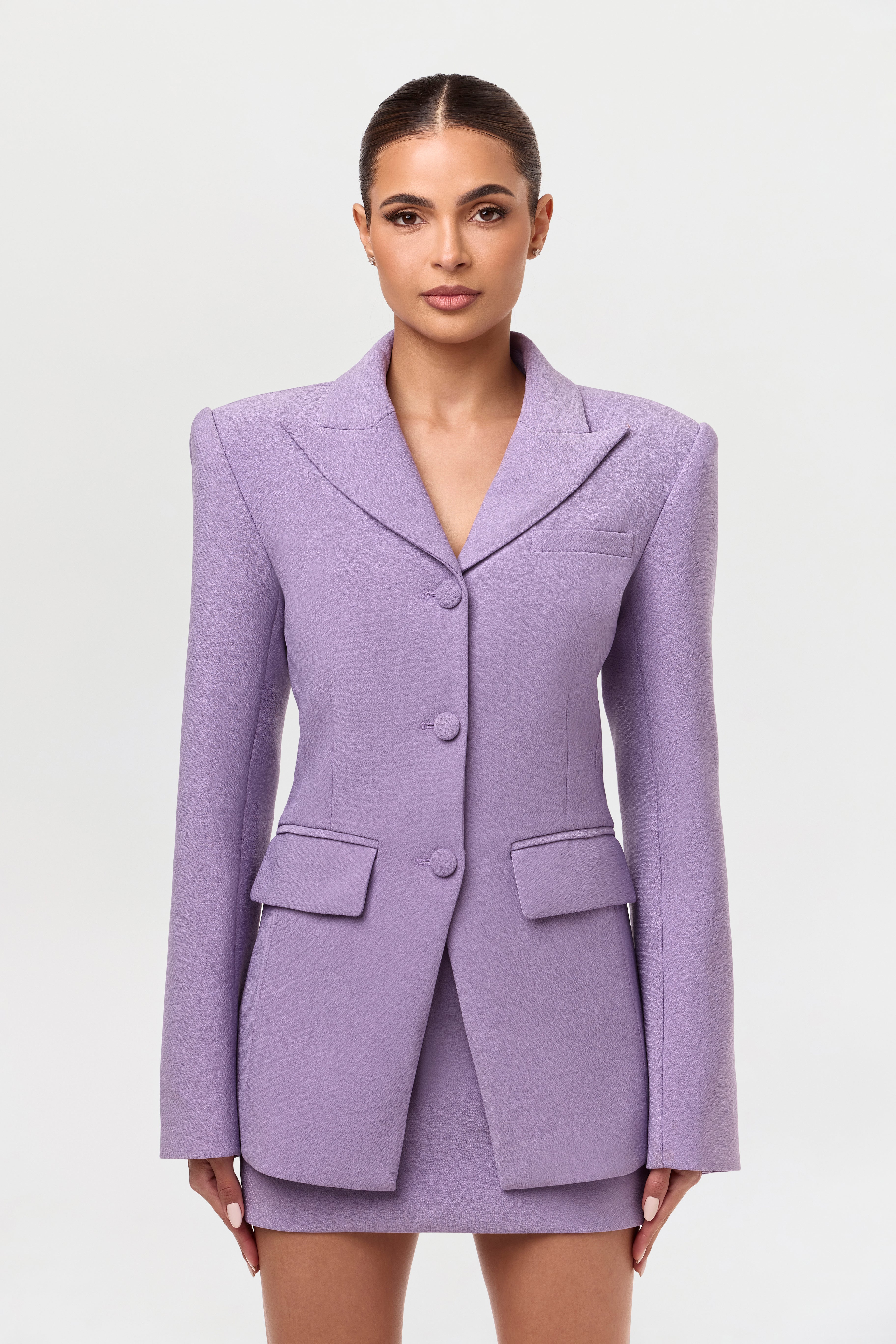 Suiting Power Shoulder Blazer - Image 24