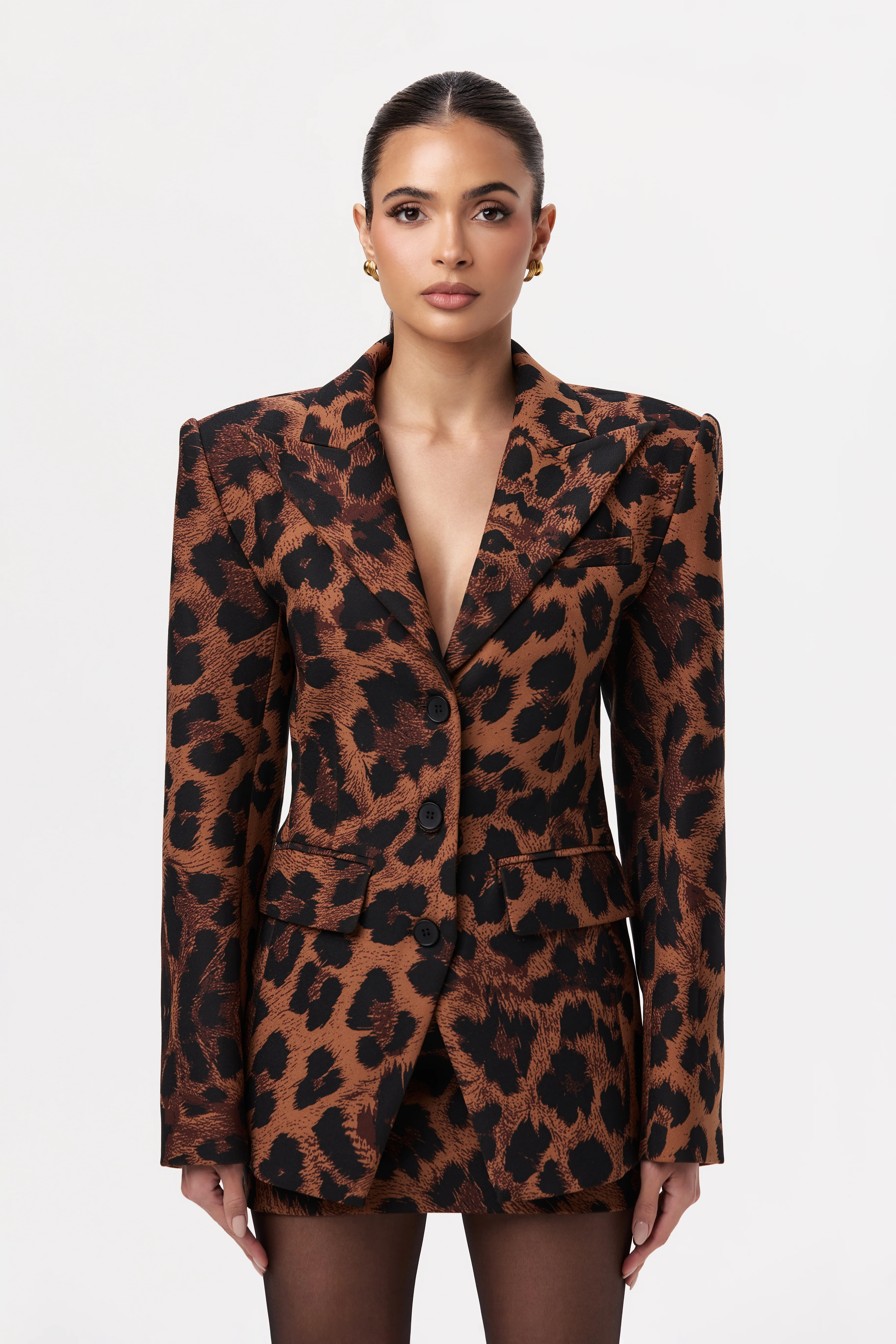 Suiting Power Shoulder Blazer - Image 8