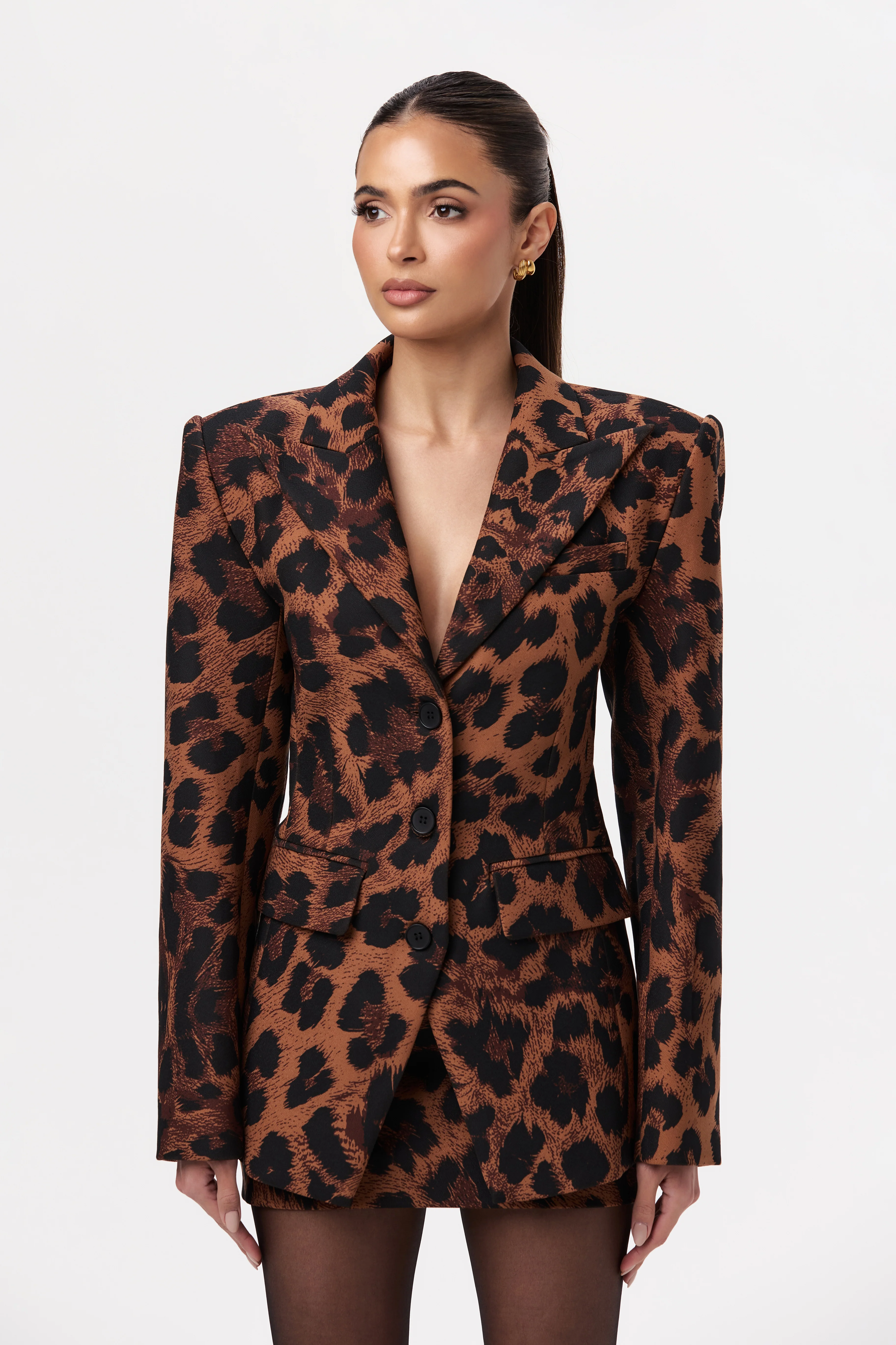 Suiting Power Shoulder Blazer - Image 9