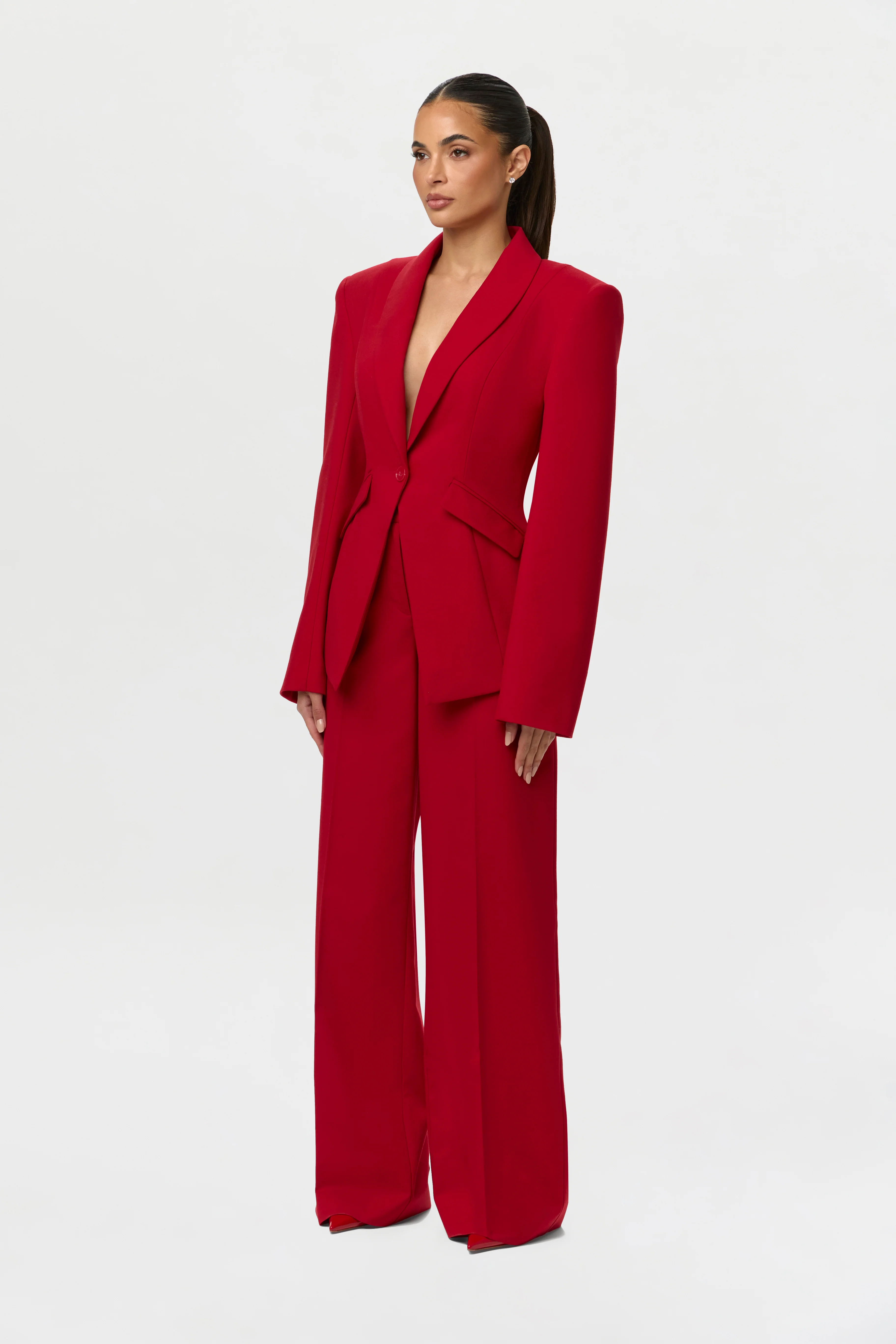 Suited Sculpted Blazer - Image 3