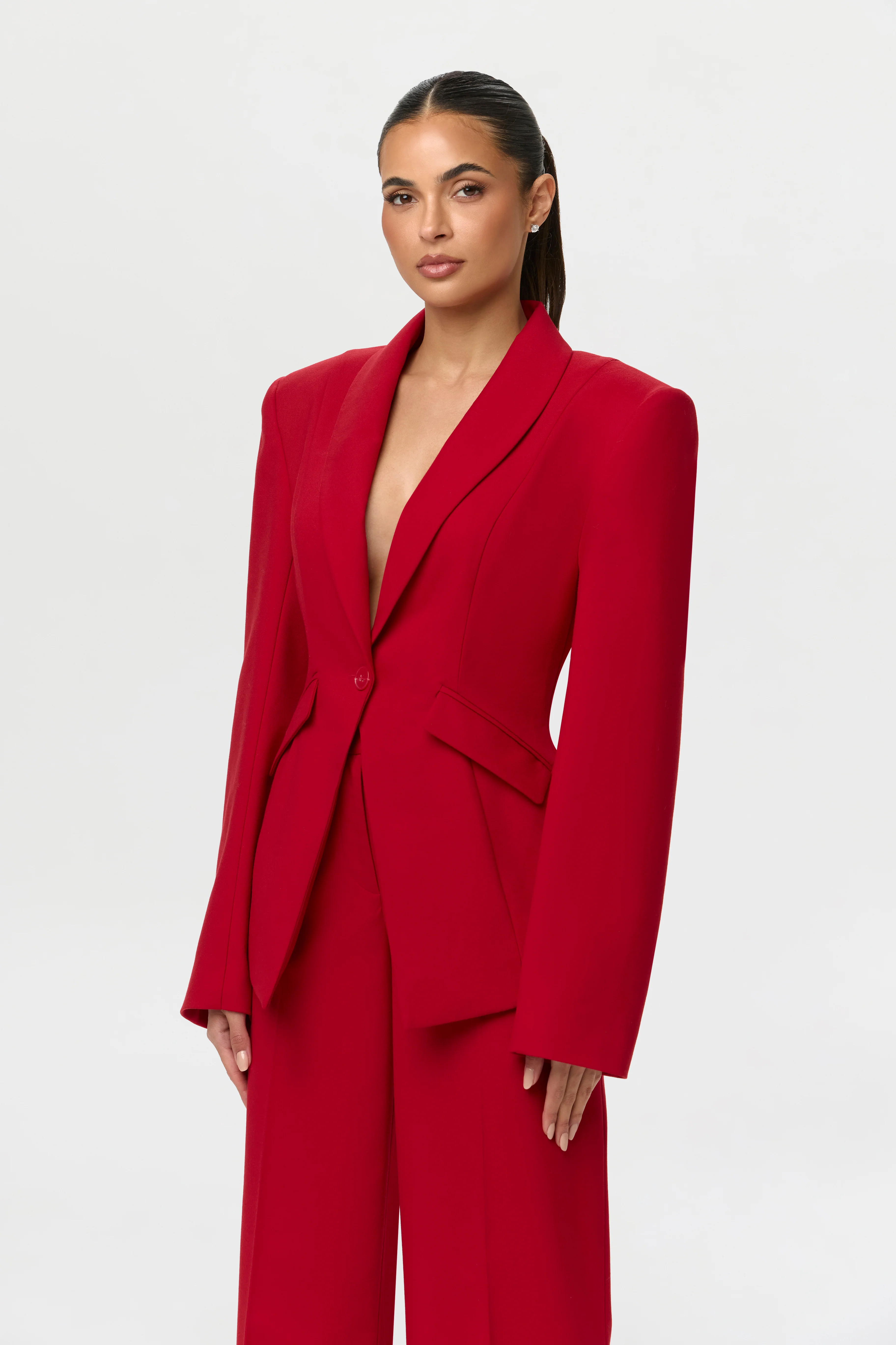 Suited Sculpted Blazer - Image 4