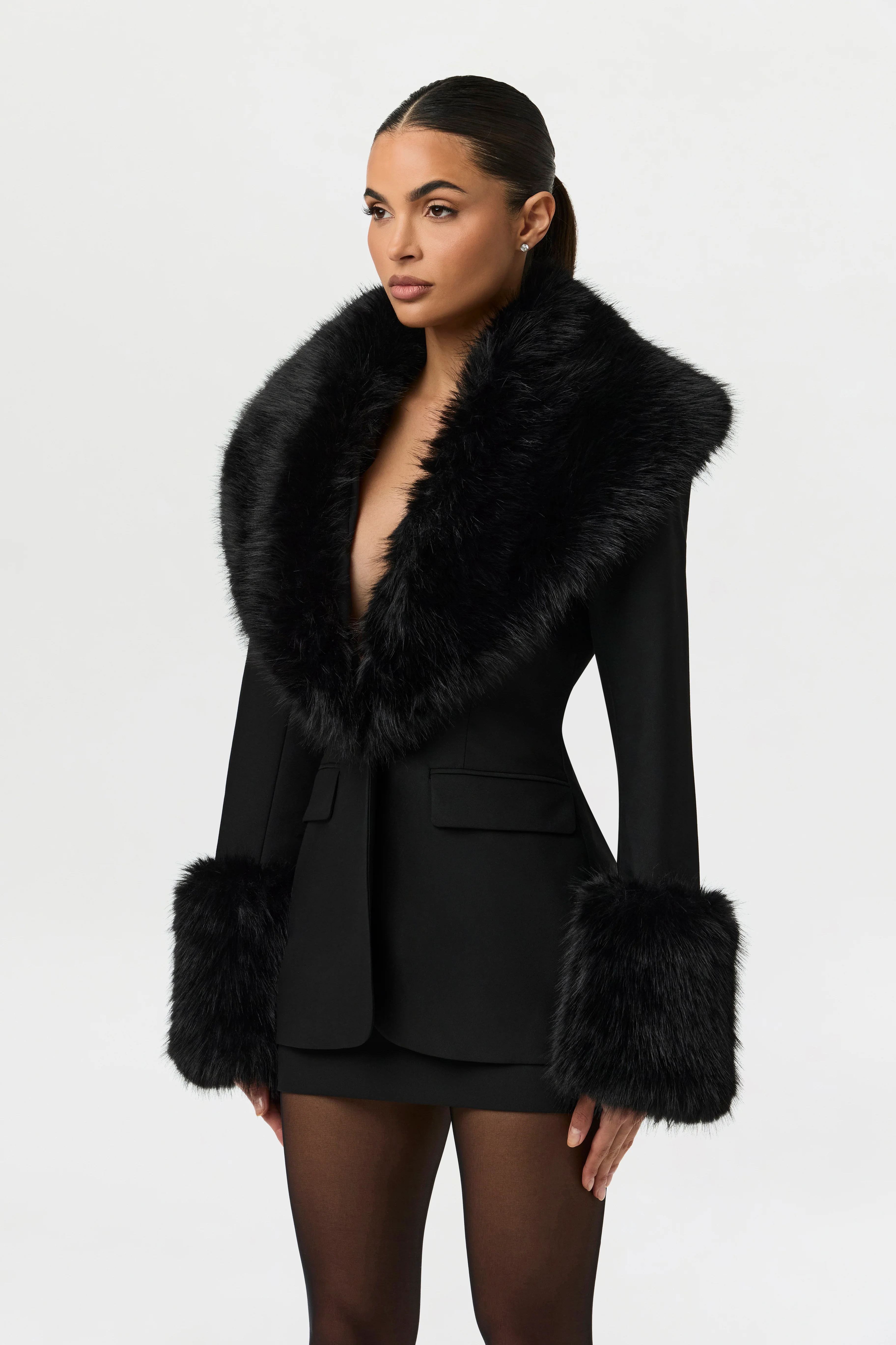 Suiting Mini Skirt - Image 4