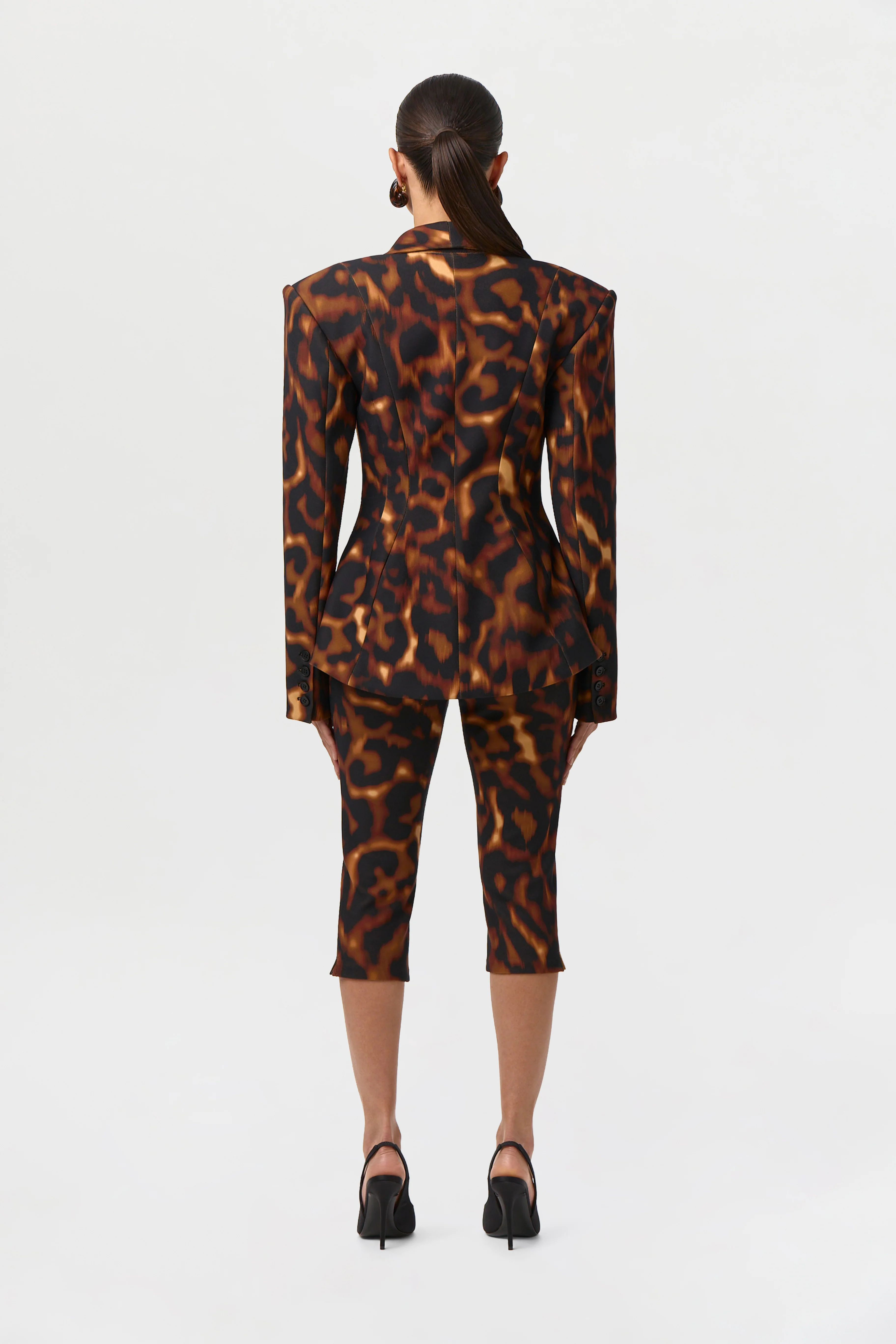 Suiting Tortoise Capri Pants - Image 5