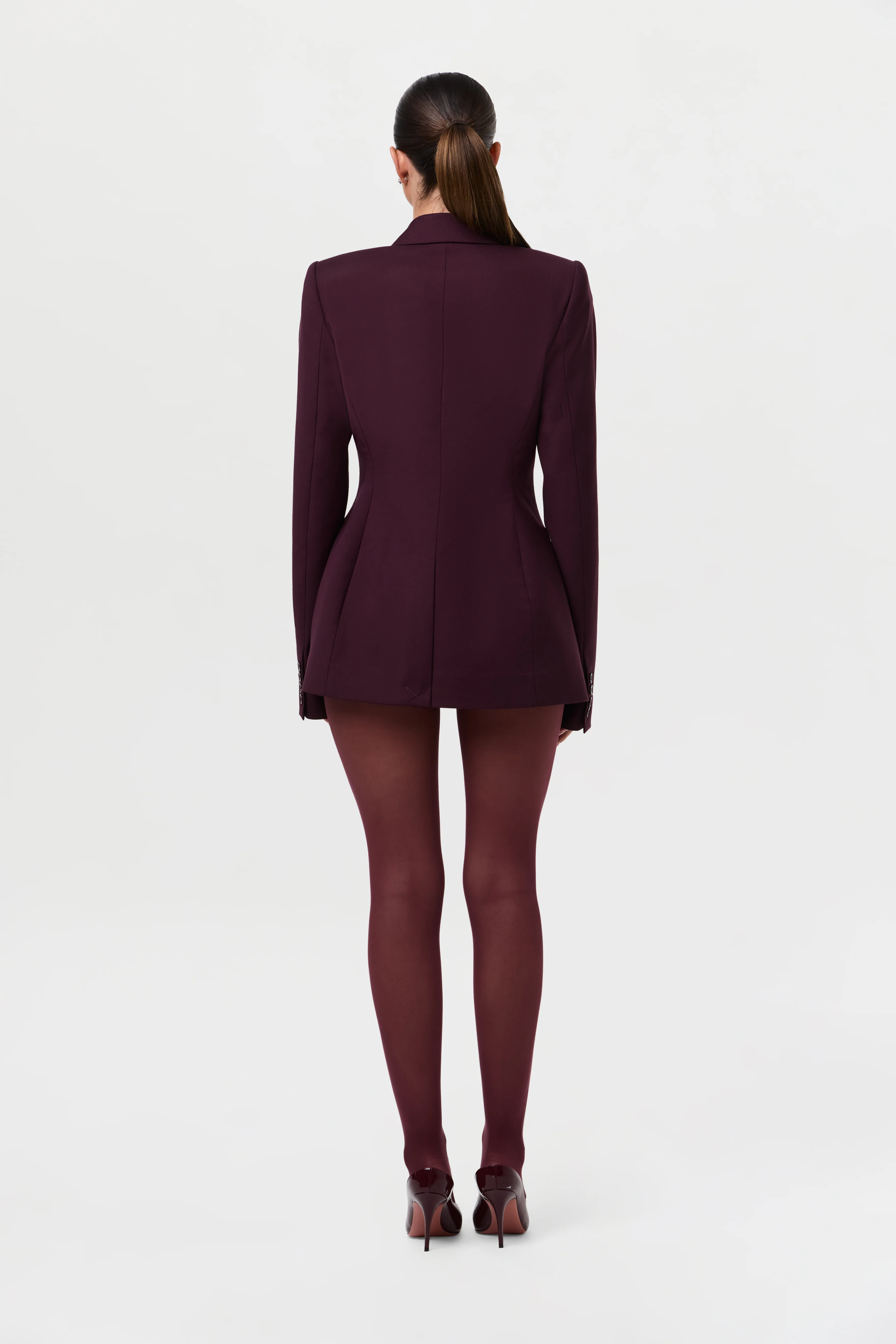High Waist Suited Shorts - Image 14