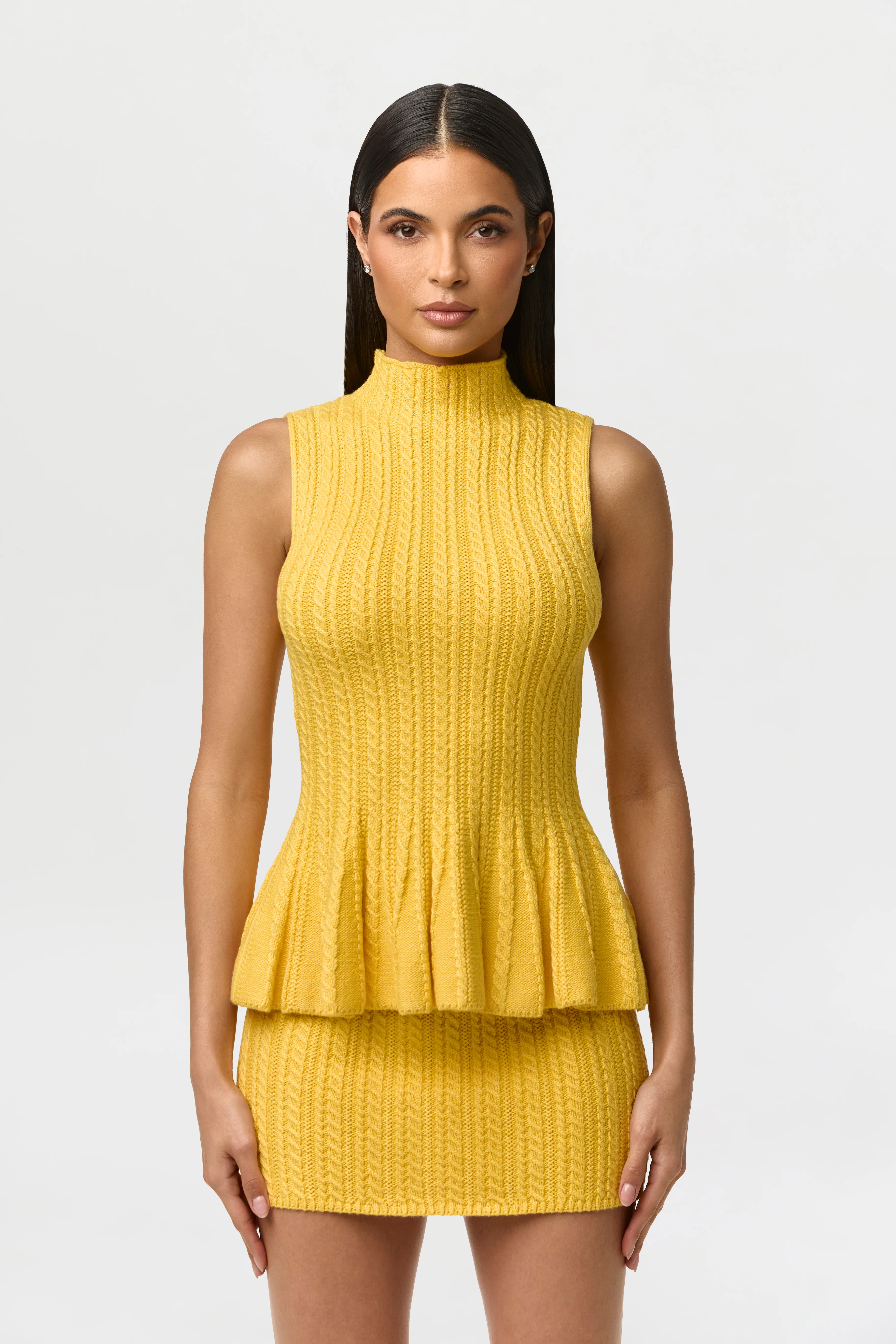 Knit Micro Mini Skirt - Image 3