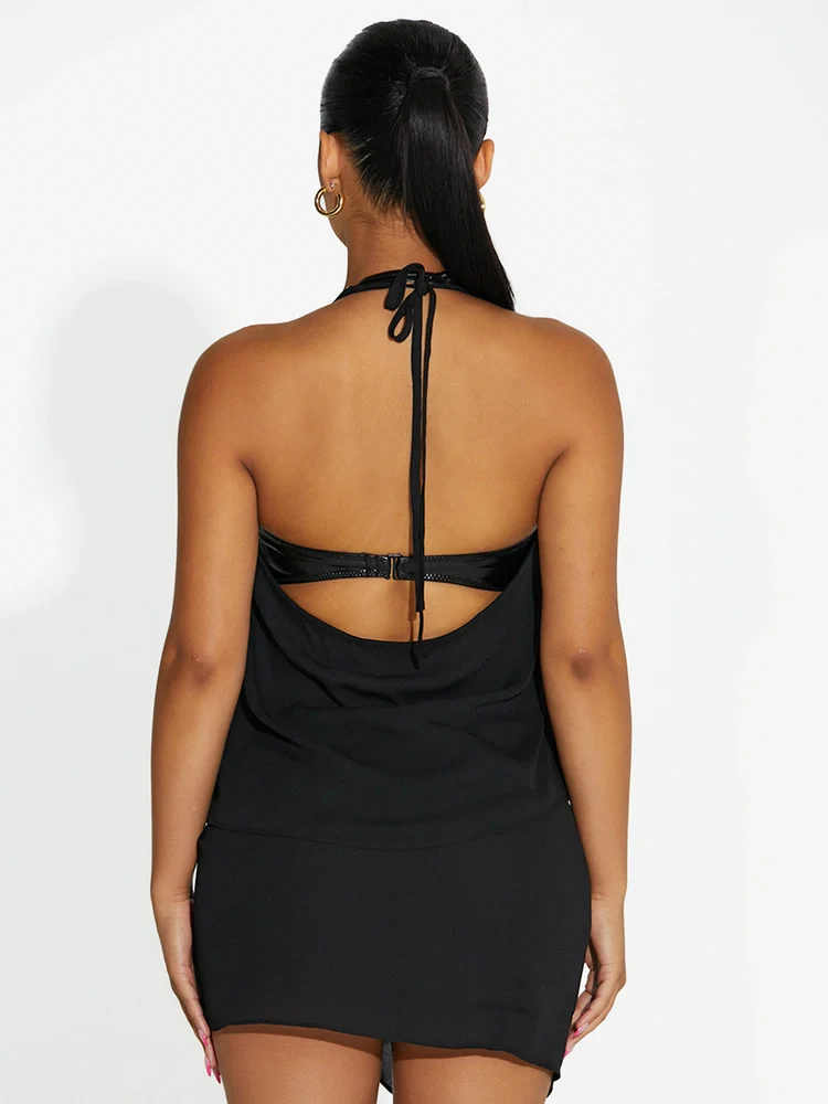 V-Neck Halter Top - Image 3