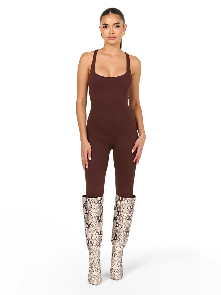 NW Sculpt Racerback Jumpsuit - Image 3