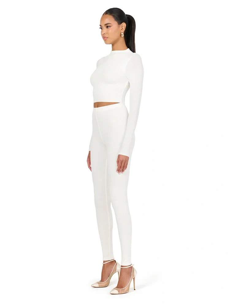 NW Mock Neck Crop Top - Image 10