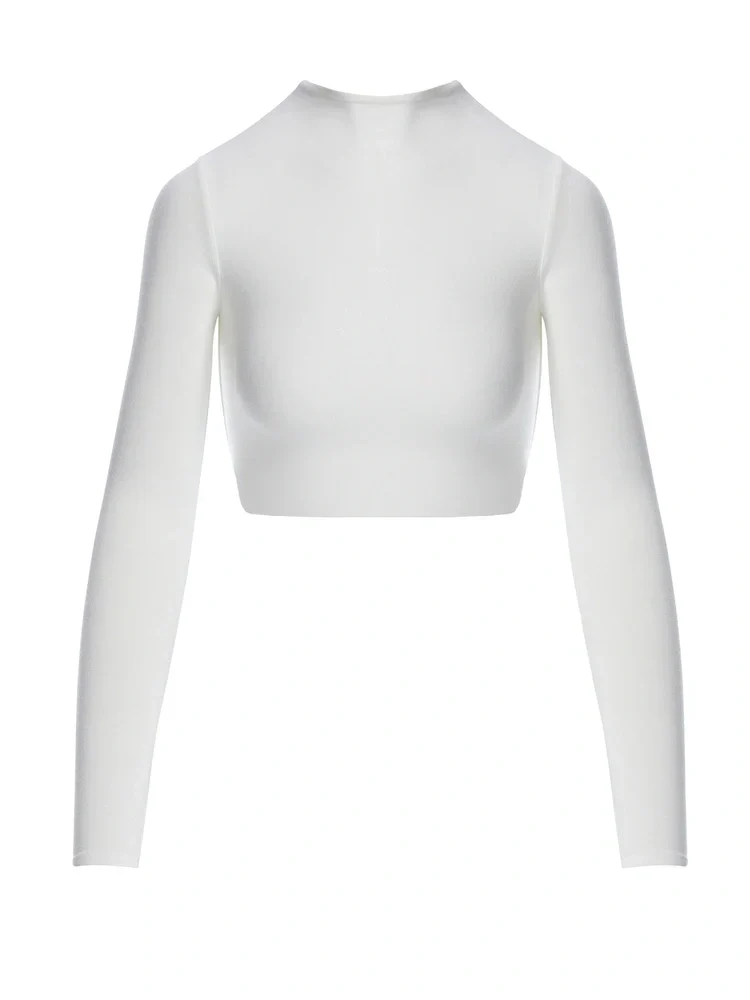 NW Mock Neck Crop Top - Image 12