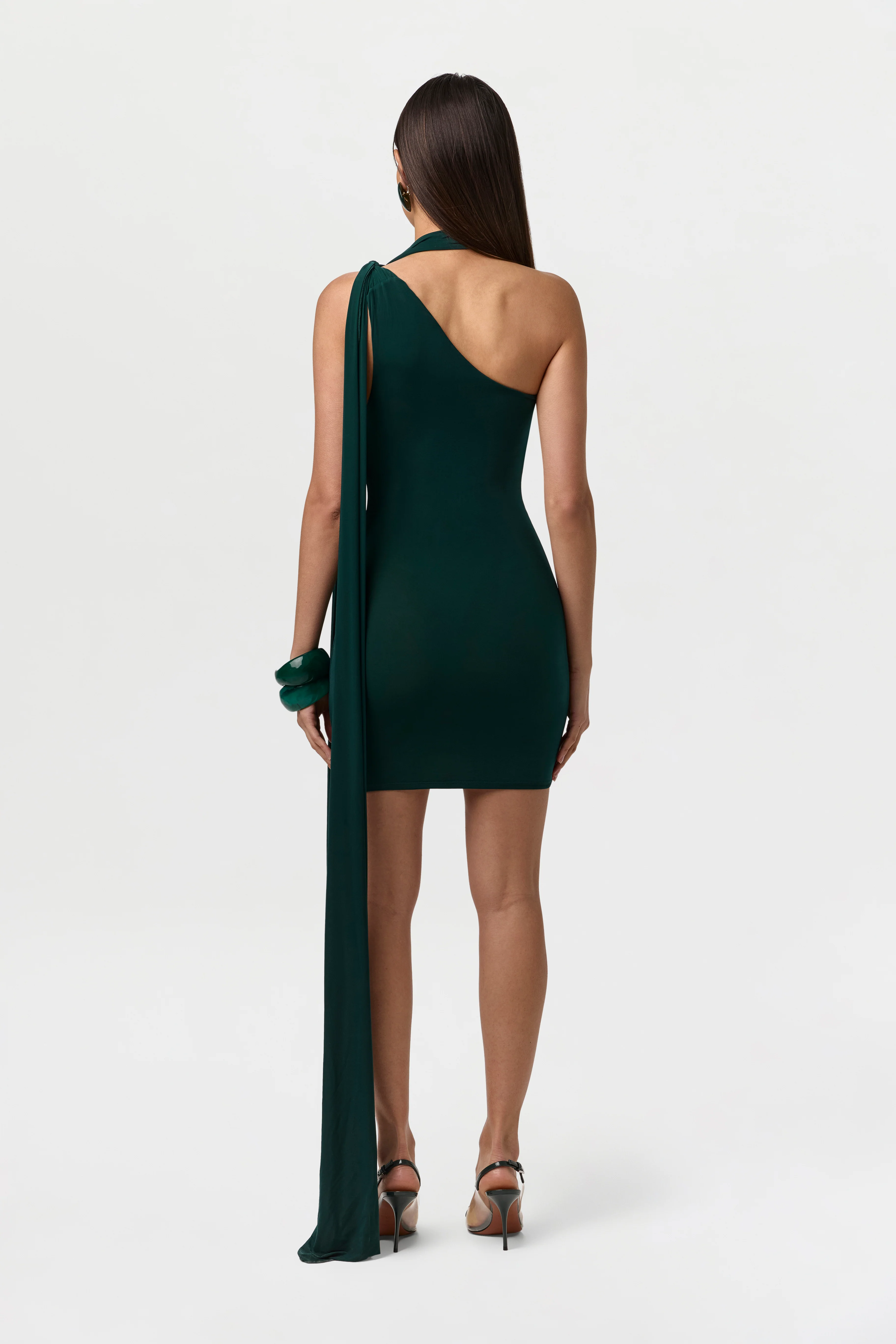 Tie Shoulder Mini Dress - Image 4
