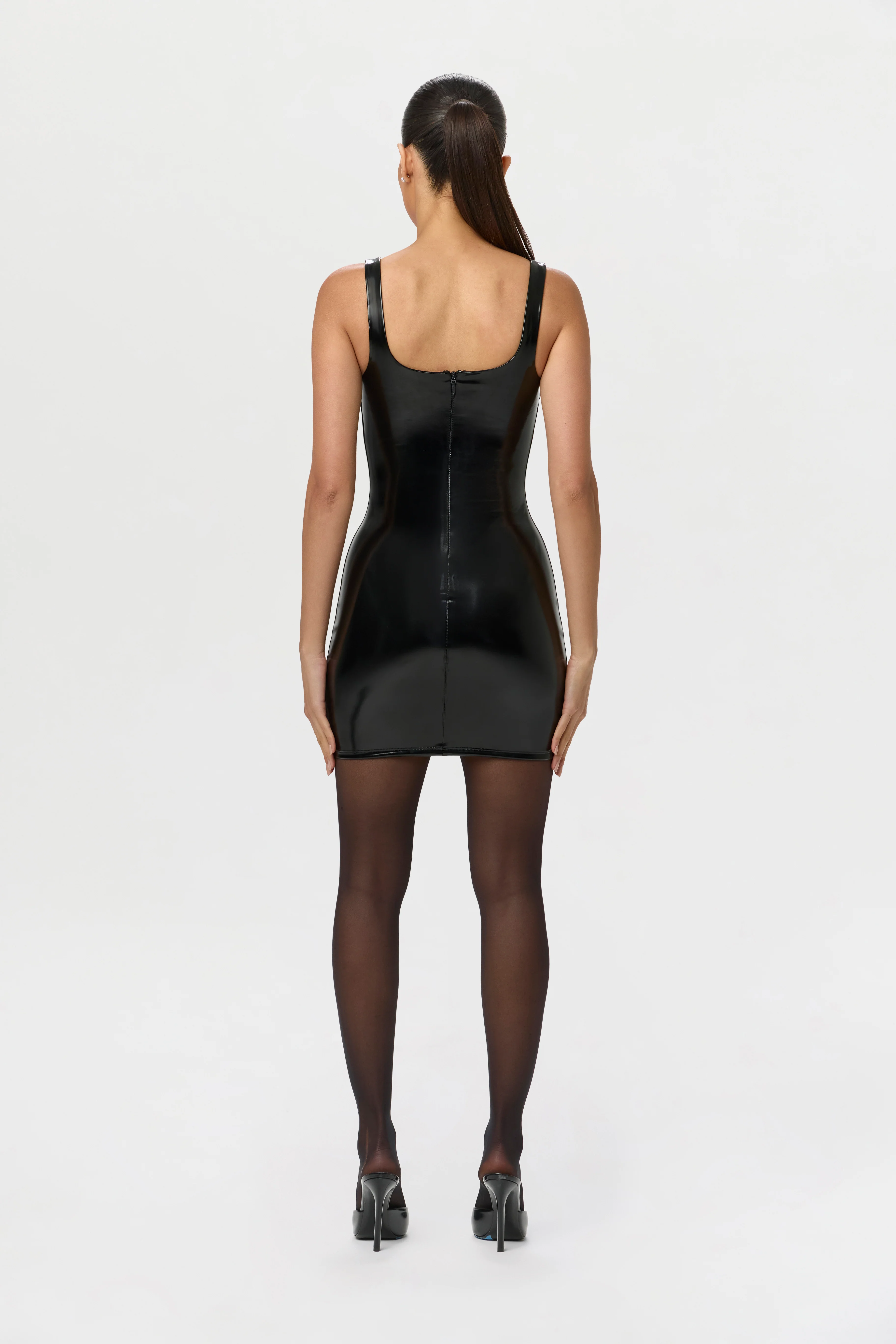 Vinyl Tank Mini Dress - Image 5